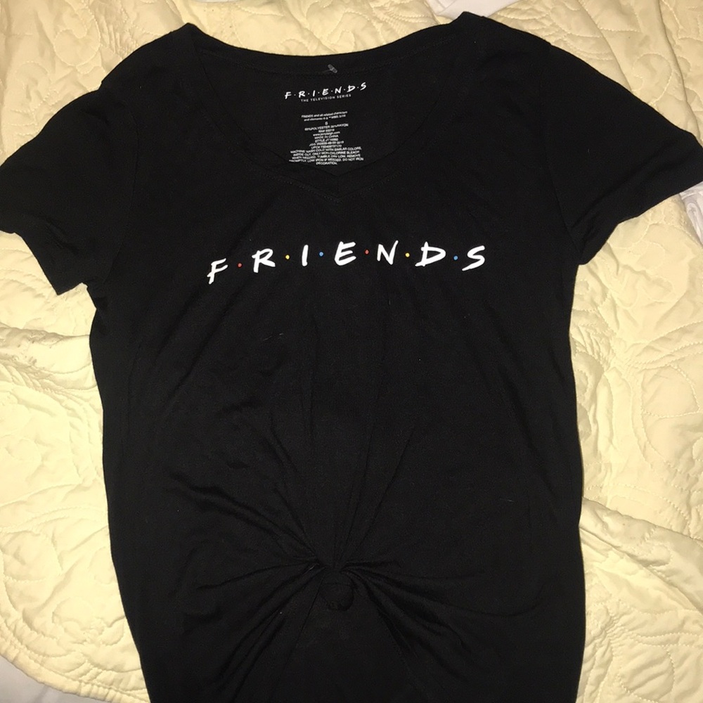 black friends graphic tee